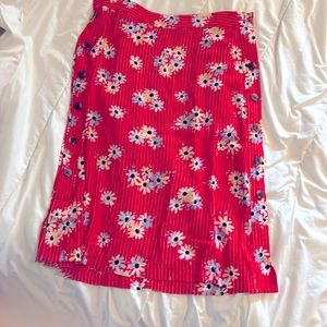 Madewell mid length skirt size 10